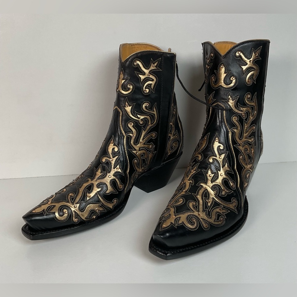 Back At the Ranch Western Zip Cowgirl Boots | Custom | Priscilla Crystals | 7.5